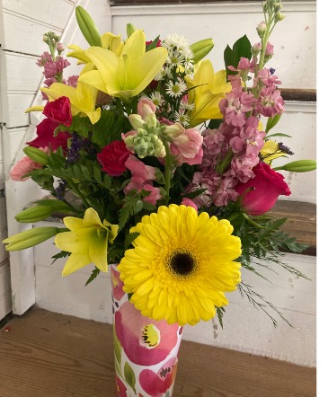 Pretty in Pink & Yellow Sightlers Mothers Day Special in West Columbia, SC | SIGHTLER'S FLORIST