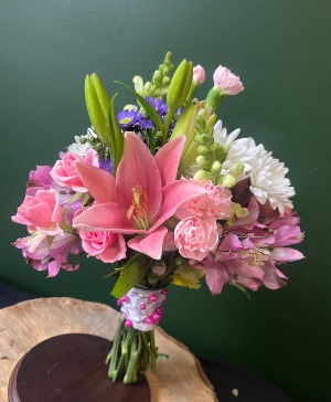 Pretty in Pinks Deluxe Prom Posy