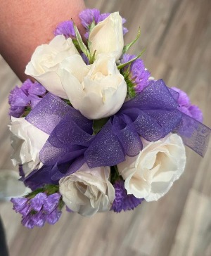 Pretty in Purple Wrist Corsage