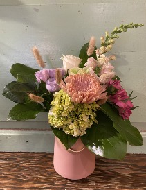 Pretty Pastel Hug from Afar Keepsake Vase Collection 