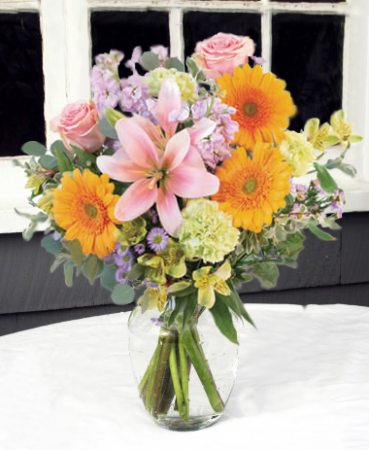 Pretty Pastels Vase Arrangement