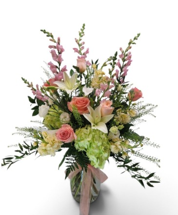 Pretty Pastels Vase Arrangement  in Troy, MI | DELLA'S MAPLE LANE FLORIST