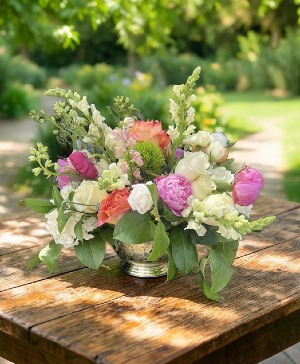 Pretty Peony Arrangement  Centerpiece