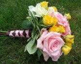 Pretty Pink and Yellow Nosegay