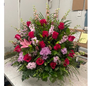 PRETTY PINK BASKET 