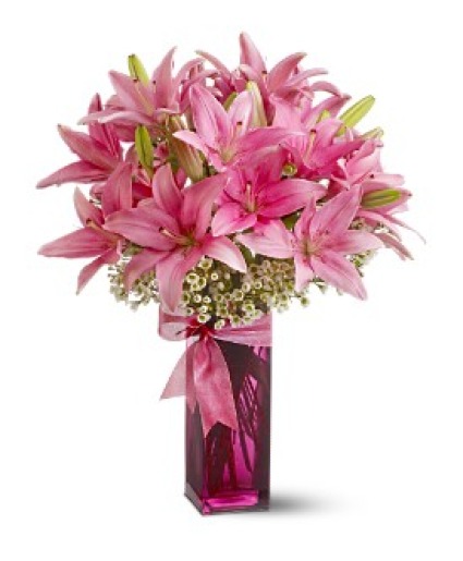 Pretty Pink Lilies 