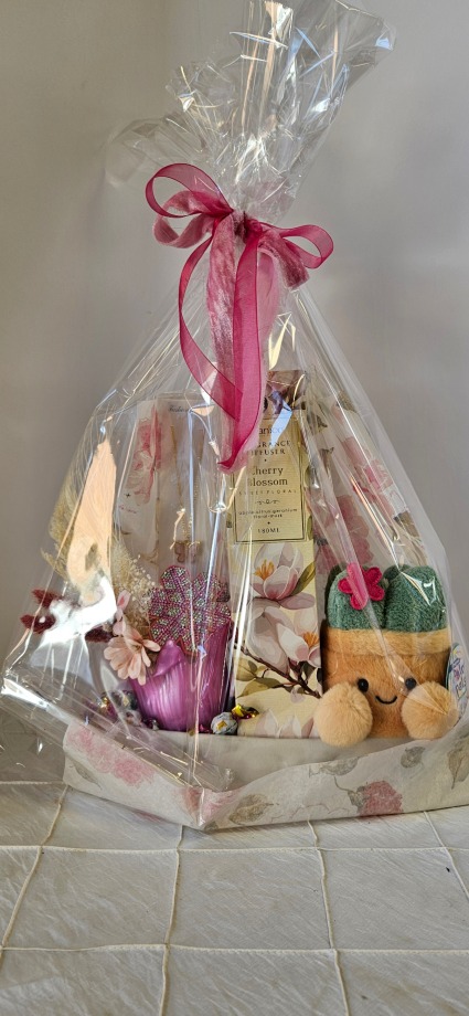 Pretty, Pink & Petitie Gift Basket 