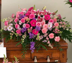 Pretty Posies Casket Spray FS-255 