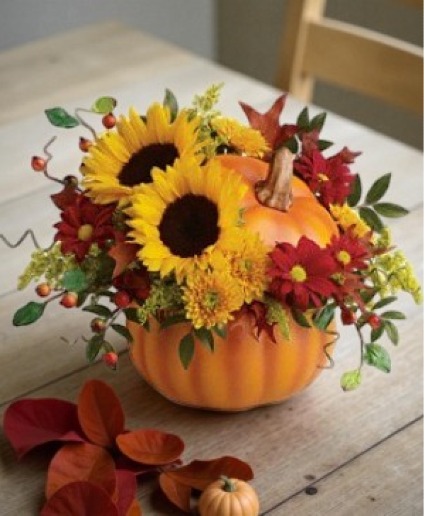 Teleflora's Pretty Pumpkin Bouquet Fall