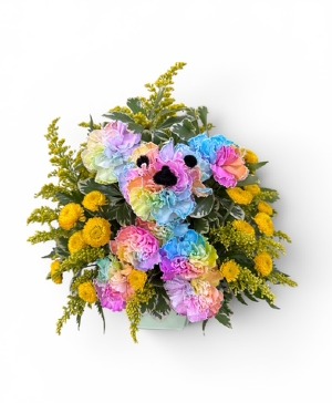 Pretty Puppy Floral Design