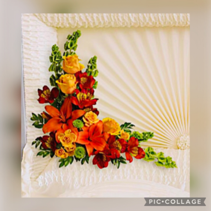 PRINCESS  Z  COLLECTION Casket Flowers