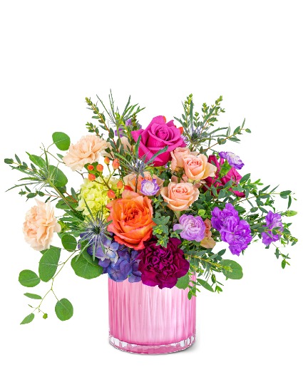 Prismatic in Pink Flower Arrangement