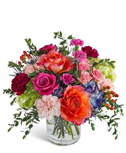 Prismatic Petal Party Flower Arrangement
