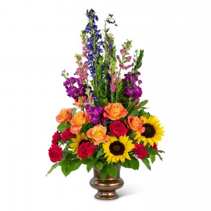 Prismatic Rays Tribute Arrangement