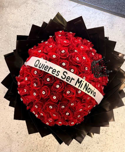 PROPOSAL girlfriend bouquet  PROPOSAL