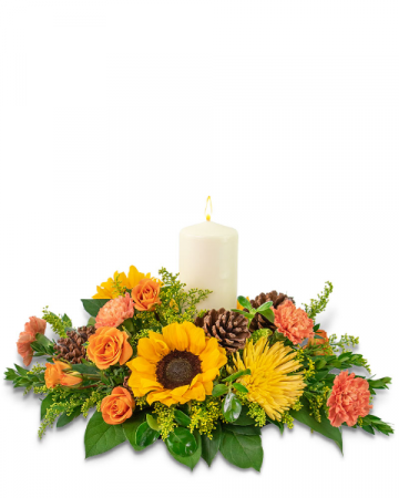 Prosperous Persimmon Centerpiece Centerpiece