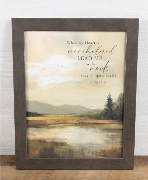Psalm 61:2 wall art