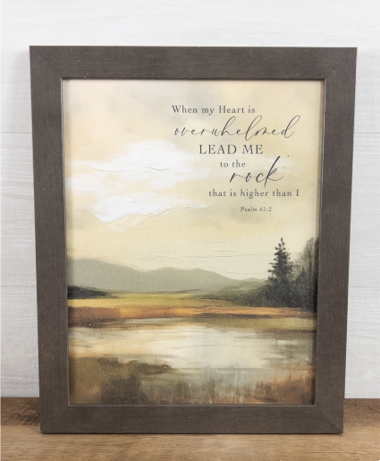 Psalm 61:2 wall art