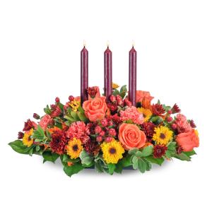 Pumpkin Glow Arrangement