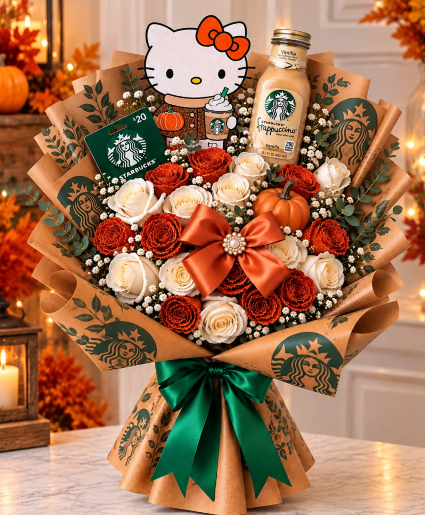 Pumpkin Kisses & Coffee Wishes Call Us for Faster Service & Daily Specials: (915) 303-8500 Text Us to Order Anytime: (915) 505-3708 Your trusted source for Flowers & Delivery in El Paso TX 