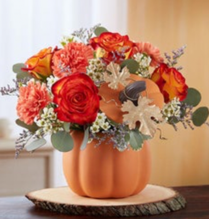 Pumpkin Petals by 1800Flowers Fall