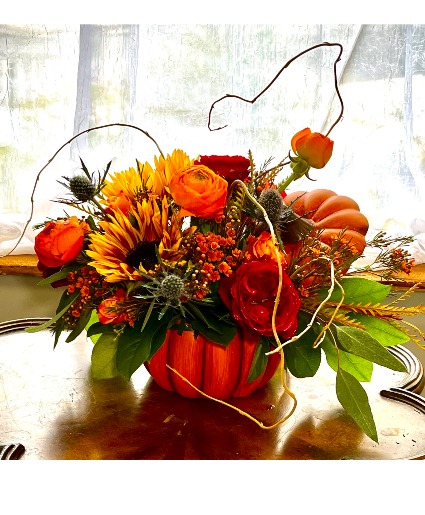Pumpkin Spice Ceramic Arrangement