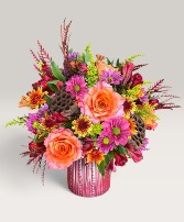Pumpkin Spice Ceramic Vase 