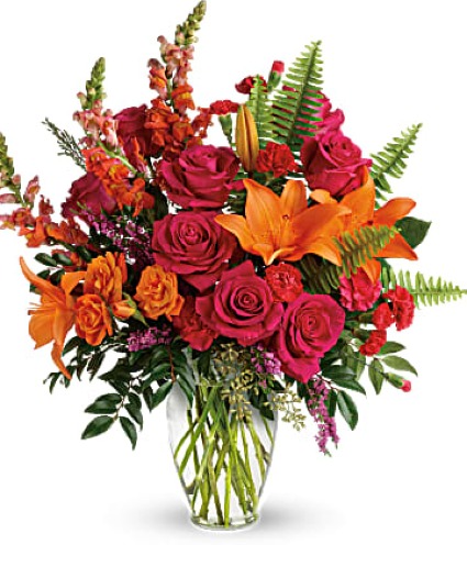 Punch of Color Bouquet vase