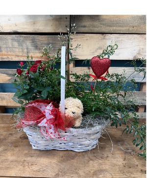 Puppy Love Rose & Jasmine Plant Basket plant basket