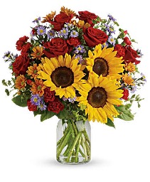 PURE HAPPINESS FALL FLOWER ARRANGEMENT