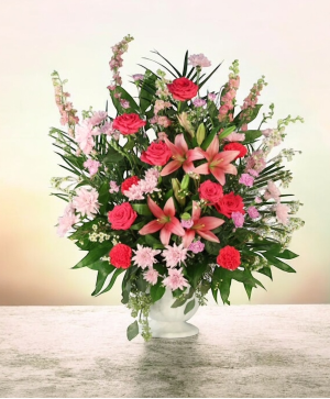 Pure Heart Basket Arrangement