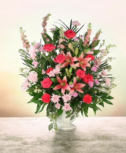 Pure Heart Basket Arrangement