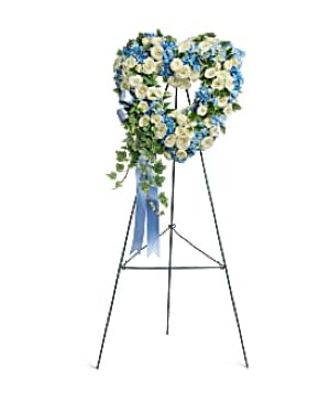 T283-7A Pure Heart Funeral Spray