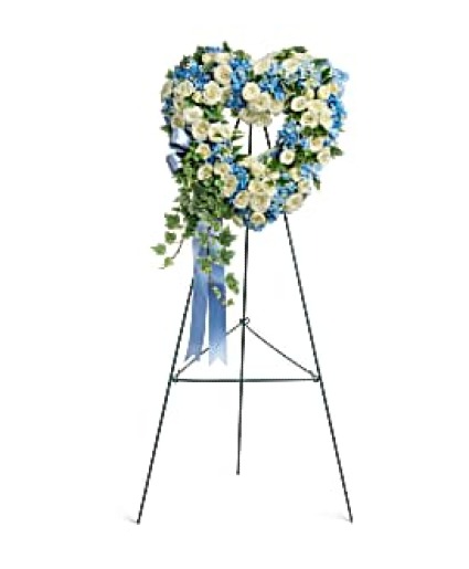 T283-7A Pure Heart Funeral Spray