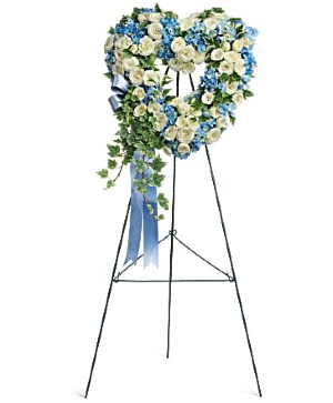 Pure Heart funeral wreath 
