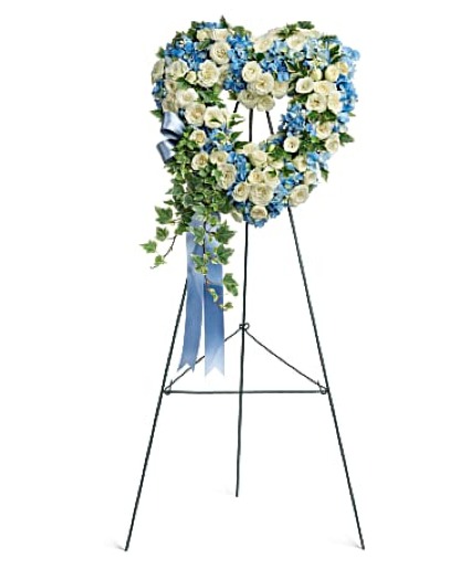 PURE HEART WREATH FUNERAL WREATH