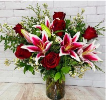 Classic Romance Lily and roses