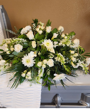 Pure Serenity Casket Spray