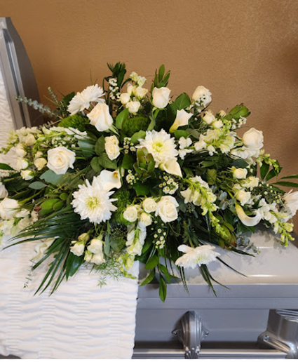 Pure Serenity Casket Spray
