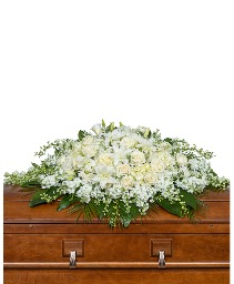 Pure Serenity Grande Casket Spray Sympathy