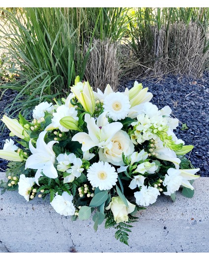 Pure White Casket Spray 