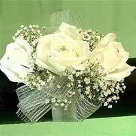 Pure White Prom Corsage