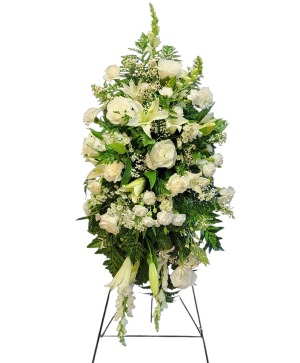 Pure White Standing Spray 