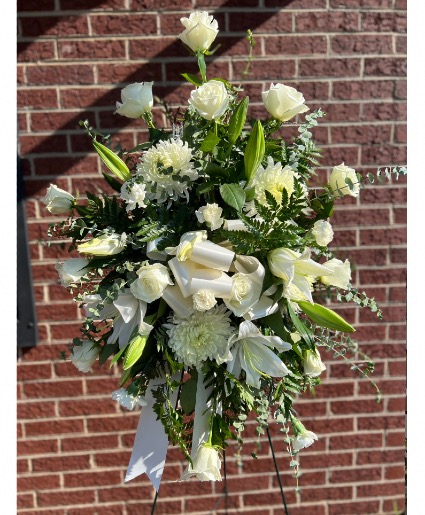 Pure White Standing Spray  Standing Spray 