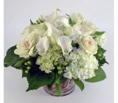 Pure White Vase Arrangement