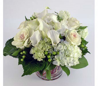Pure White Vase Arrangement