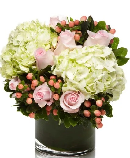 Purely Elegance  hydrangea arrangement