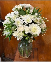 Purely Perfect One sided arrangement in a vase