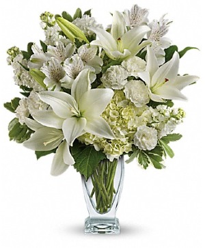 Purest Love Bouquet Vase Arrangement