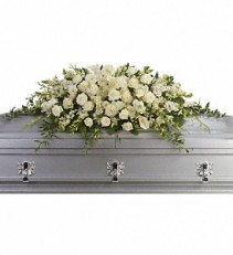 Purity And Peace Casket Spray
